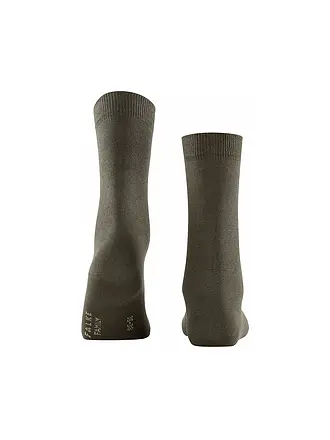 FALKE | Chaussettes Family noir | olive